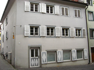 Ansicht von Südwesten Ecke Klostergasse 1/Niederburggasse / Haus zur Schelle in 78462 Konstanz (2008 - Schonenberg) Ansicht von Südwesten Ecke Klostergasse 1/Niederburggasse / Haus zur Schelle in 78462 Konstanz (2008 - Schonenberg)