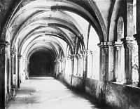 Kreuzgang Ostflügel von Norden / ehemaliges Zisterzienserkloster in 97877 Bronnbach (16.09.2010 - www.bildindex.de)