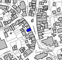 Ausschnitt Liegenschaftskataster / Wohn- und Geschäftshaus in 72793 Pfullingen