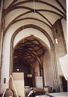 Gewölbe und Chorbogen von Osten. / Katharinenkirche in 71634 Egolsheim, Eglosheim Gewölbe und Chorbogen von Osten. / Katharinenkirche in 71634 Egolsheim, Eglosheim