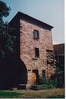 Archivbau mit Abbruch ehem. Ringmauer, von Nordwesten. / Ehemalige Burg bei der Schlosskirche in 75175 Pforzheim, kein Eintrag
