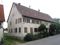 Ansicht des Gebäudes von Nordwesten (2007) / ehem. Gasthaus Krone in 73266 Bissingen an der Teck Ansicht des Gebäudes von Nordwesten (2007) / ehem. Gasthaus Krone in 73266 Bissingen an der Teck