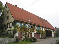 Ansicht des Gebäudes von Südwesten (2007) / Streckgehöft in 71522 Backnang-Oberschöntal