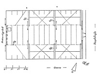 Grundriss 1. Dachgeschoss, Ausschnitt. / Wohn- und Geschäftshaus in 79219 Staufen, Staufen im Breisgau (01.01.1995 - Burghard Lohrum)