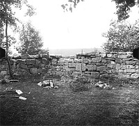 Aufnahme von Nord, 1982 / Klostermauer in 73099 Adelberg, Adelberg - Kloster Aufnahme von Nord, 1982 / Klostermauer in 73099 Adelberg, Adelberg - Kloster