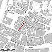 ALK 2009 (Vorlage LV-BW und LAD) / Fassadenabwicklung Wessenbergstrasse 10-20 + Salmannsweilergasse 36 in 78462 Konstanz