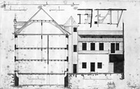 Querschnitt (undatiert) / Wohn- und Geschäftshaus in 79219 Staufen, Staufen im Breisgau (Stadtarchiv Staufen)