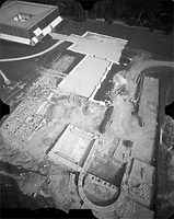 Aufnahme von West, 1982 / Römisches Kastell in 73430 Aalen Aufnahme von West, 1982 / Römisches Kastell in 73430 Aalen