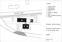 Ehem. Buhl’sche Mühle, Lageplan,
Urheber: Stadtbauamt Ettlingen / Ehem. Buhl’sche Mühle in 76275 Ettlingen