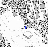 Lageplan 2007 (Vorlage LV-BW) / Ehemaliges Haalamt, Salinenarchiv in 74523 Schwäbisch Hall