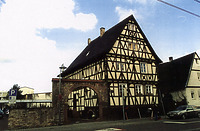 Kerns-Max-Haus, Ansicht von Südosten,
Urheber: Crowell, Barbara und Robert (Diplomingenieure Freie Architekten) / Kerns-Max-Haus  in 76297 Stutensee-Blankenloch