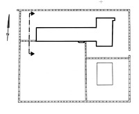 ehem. Amtsgefängnis, Lageplan,
Urheber: Neuenburg am Rhein, Bildmessung GmbH / ehem. Amtsgefängnis in 76227 Karlsruhe-Durlach (29.06.2009)