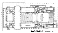 Konzerthaus, Grundriss,
Urheber: Rupprecht + Partner, Architekturbüro / Konzerthaus in 76137 Karlsruhe, Südweststadt