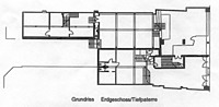 Wohn- und Geschäftshaus mit Anbau, Grundriss EG,
Urheber: Eichhorn (Architekturbüro) / Wohn- und Geschäftshaus in 69117 Heidelberg-Altstadt