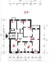 Wohn- und Geschäftshaus, Grundriss, EG,
Urheber: Bertolino, Lothar (Freier Architekt)
 / Wohn- und Geschäftshaus in 69117 Heidelberg-Altstadt