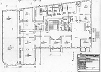 Schloßhotel, Grundriss, EG, 
Urheber: Heidelberg, Vermögen und Bau Baden-Württemberg, Universitätsbauamt Heidelberg (Abteilung) / Schloßhotel in 69117 Heidelberg-Altstadt