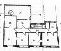 Wohn- und Geschäftshaus, Grundriss 1. OG,
Urheber: Herb, Hubert (freier Architekt) / Wohn- und Geschäftshaus in 69117 Heidelberg-Altstadt
