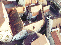 Steinhaus einer ehem. Hofanlage, Draufsicht,
Urheber: Regierungspräsidium Karlsruhe, RPK, Ref. 26 / Steinhaus einer ehem. Hofanlage  in 68526 Ladenburg