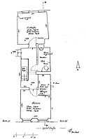 Staufen Systemskizze  Grundriss 1. Obergeschoss / Wohnhaus in 79219 Staufen, Staufen im Breisgau (01.11.2002 - Burghard Lohrum)
