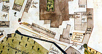 Lageplan des südlichen Klausurbereiches, mit Holz und Chaisenremise (1802, Riekert) / Ehemalige Holz- und Chaisen-Remise in 72074 Tübingen-Bebenhausen