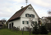 Südgiebel und westl. Traufseite / Wohnstallhaus in 88048 Friedrichshafen-Ailingen, Unterraderach Südgiebel und westl. Traufseite / Wohnstallhaus in 88048 Friedrichshafen-Ailingen, Unterraderach