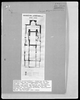 Grundriss nach den Grabungsergebnissen von 1880 und 1908 / Basilika (abgegangen) in 74595 Langenburg, Unterregenbach (LDA Stuttgart)