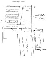 Grundriss Keller mit Kanal / Hotel- Gasthof Kreuz-Post in 79219 Staufen, Staufen im Breisgau (Burghard Lohrum)