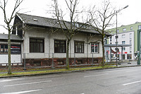 Nordfassade / Tankstelle mit Geschäfts- und Wohngebäude in 77652 Offenburg (11.12.2024 - Yannic Harder, strebewerk. Architekten GmbH)
