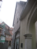 Südgiebel und Hoftor / Scheune des Nürtinger Pfleghofs in 72764 Reutlingen (14.09.2010 - Architekturbüro Kautt, Reutlingen)