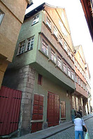 Kesslerareal, Rathausplatz 16, Ostgiebel (2005) / Diakonatswohnhaus in 73728 Esslingen, Esslingen am Neckar (20.09.2005 - Michael Hermann)