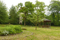 Ansicht gen S; Blick auf Faustturm / Ephoratsgarten in 75433 Maulbronn (03.05.2011 - strebewerk)
