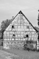 Süd Ansicht / Bäuerliches Wohnhaus des Einhaustyps in 74172 Neckarsulm-Dahenfeld (20.05.2011)