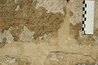 Fassungsreste an der Sakristei  / Martinskirche in 70599 Stuttgart, Plieningen (06.05.2013 - strebewerk (Sara Larisch))