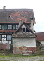 Ansicht  / Areal Hecht, Backhaus / Heizungsbau in 77694 Auenheim (2022 - Burghard Lohrum)