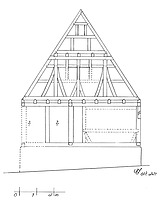 Querschnitt / Fachwerkhaus in 75417 Lienzingen (Lohrum)
