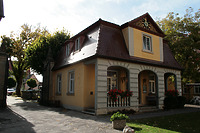 Wachhäuschen über Eck, gegen Südosten (2012) / Schloss Kirchberg an der Jagst in 74592 Kirchberg an der Jagst (16.10.2012 - strebewerk.)