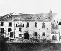 Darstellung nach einem Gemälde von Nikolaus Hug (1851) / Ehem. Heiliggeistspital, ehem. Gasthaus Krone in 78642 Konstanz (Bildindex Foto Marburg (+377 095=)