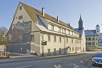 Spital Meßkirch, Ansicht von Nordwesten. / Heilig-Geist-Spital in 88605 Meßkirch (16.01.2012 - Michael Hermann)