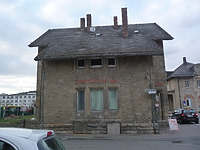 Ansicht gegen Süden (2012) / Dienstwohngebäude in 97980 Bad Mergentheim (16.04.2012 - haas + haas/Niederstetten)