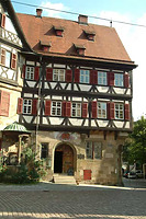 Sektkellerei Kessler, Nordwestfassade (2005) / Geistliche Verwaltung in 73728 Esslingen, Esslingen am Neckar (20.09.2005 - Michael Hermann)