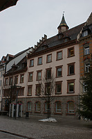 Straßenfassade / Ehem. Hofanlage; Wohn- und Geschäftshaus in 78050 Villingen (08.01.2012 - Lohrum)