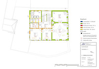 Bauphasenplan zum 2. Obergeschoss / Kapitularhaus in 73479 Ellwangen, Ellwangen (Jagst) (30.01.2012 - Markus Numberger, Esslingen)