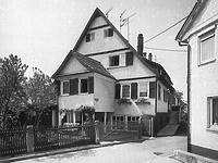 Ehem. Badehaus (1984) / ehem. Badehaus in 72555 Metzingen (21.01.1984 - Bildindex Foto Marburg: LAD Baden-Württemberg, Außenstelle Tübingen, Microfiche-Scan mi07301a14)