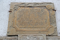 Schlusstein mit Inschrift / Bauernhaus Pfarrer-Mayer-Typus in 74632 Neuenstein-Obersöllbach (09.10.2012 - Wieland und Meissner, Öhringen (Ingenieurgesellschaft mbH / Beratende Ingenieure im Bauwesen)) Schlusstein mit Inschrift / Bauernhaus Pfarrer-Mayer-Typus in 74632 Neuenstein-Obersöllbach (09.10.2012 - Wieland und Meissner, Öhringen (Ingenieurgesellschaft mbH / Beratende Ingenieure im Bauwesen))