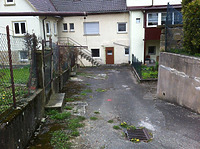 Ansicht Rückseite, Ostfassade (2012) / Wohnhaus; ehemalige Burgvogtei in 74632 Neuenstein (26.09.2012 - strebewerk)
