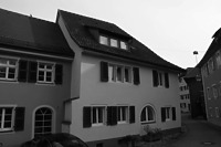 Südlicher Abschluss hinter der abgetreppten Traufwand von Haus Nr. 3. / Wohnhaus in 79219 Staufen, Staufen im Breisgau (Stadtarchiv Staufen )
