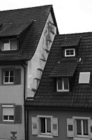 Detail Treppengiebel / Wohnhaus in 79219 Staufen, Staufen im Breisgau (Stadtarchiv Staufen )