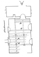 Systemskizze Grundriss Keller  / Wohn- und Geschäftshaus in 79219 Staufen, Staufen im Breisgau (Burghard Lohrum)