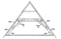 Systemskizze Querschnitt Dachwerk (2. DG) / Wohn- und Geschäftshaus in 79219 Staufen, Staufen im Breisgau (Burghard Lohrum)