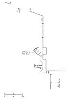 Handskizze: Bodenhölzer Hinterhof / Gasthaus und Hotel in 79219 Staufen, Staufen im Breisgau (Burghard Lohrum)